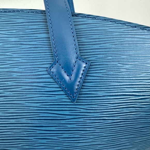 Louis Vuitton Elegant Epi Saint Jacques Blue Tote - Picture 8 of 14